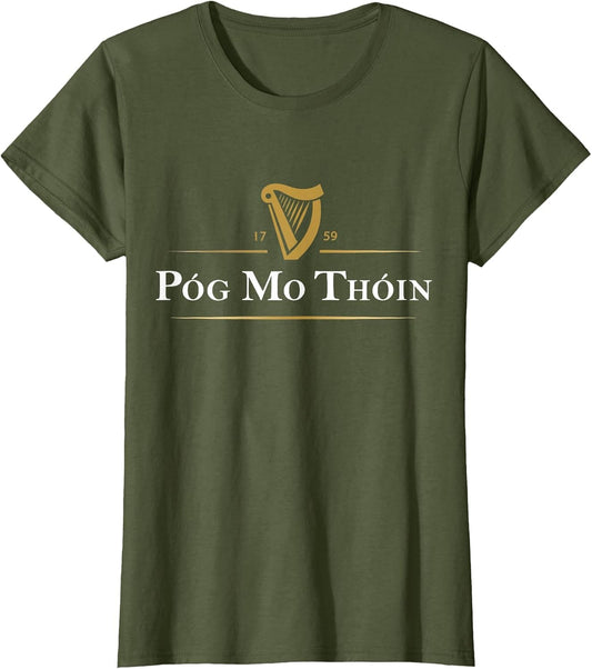 Pog Mo Thoin Ireland Funny Lucky Irish Green St Patricks Day