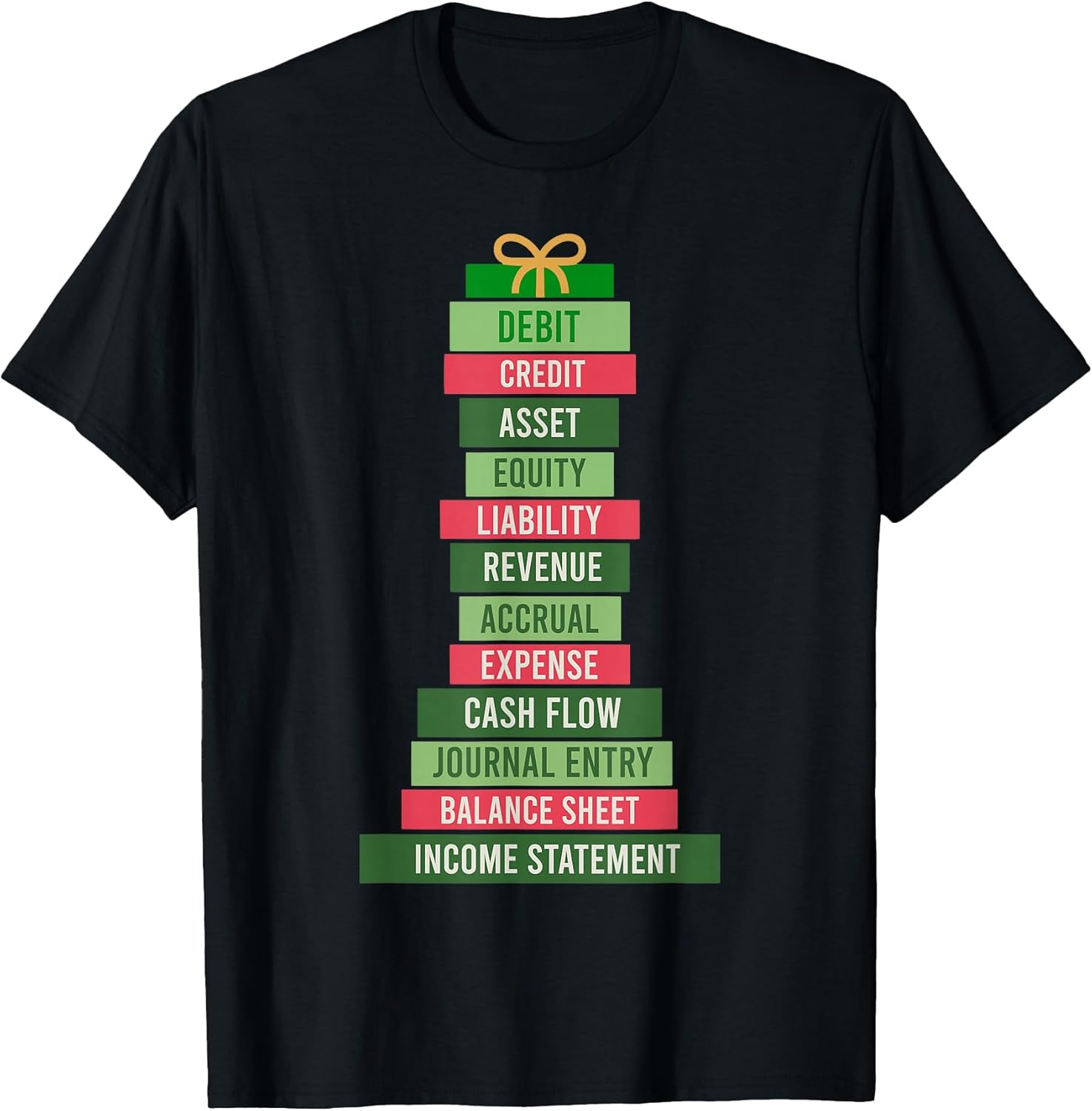 Accounting Christmas Create Spreadsheets Coworker Xmas Tree