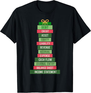 Accounting Christmas Create Spreadsheets Coworker Xmas Tree