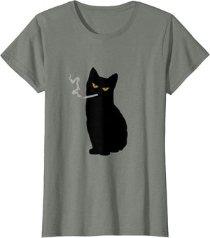 Rebel Smoking Bad Black Cat Funny Black Cat Gifts