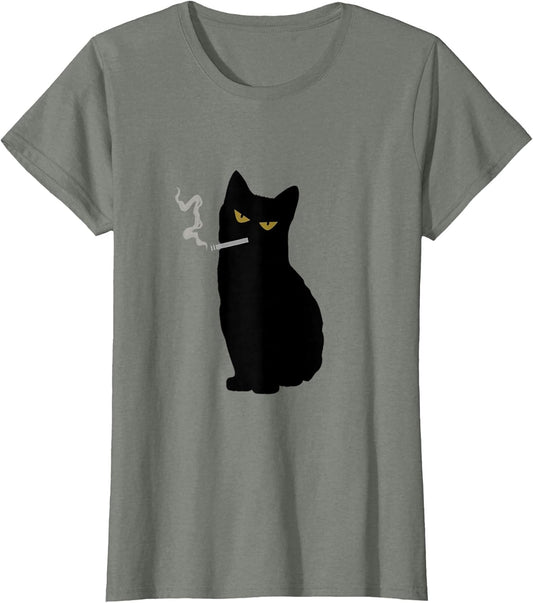 Rebel Smoking Bad Black Cat Funny Black Cat Gifts