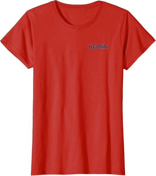 Connecticut Huskies Front/Back UConn Red Licensed