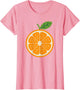 Cute Orange Slice Costume Healthy Fruit Minimal