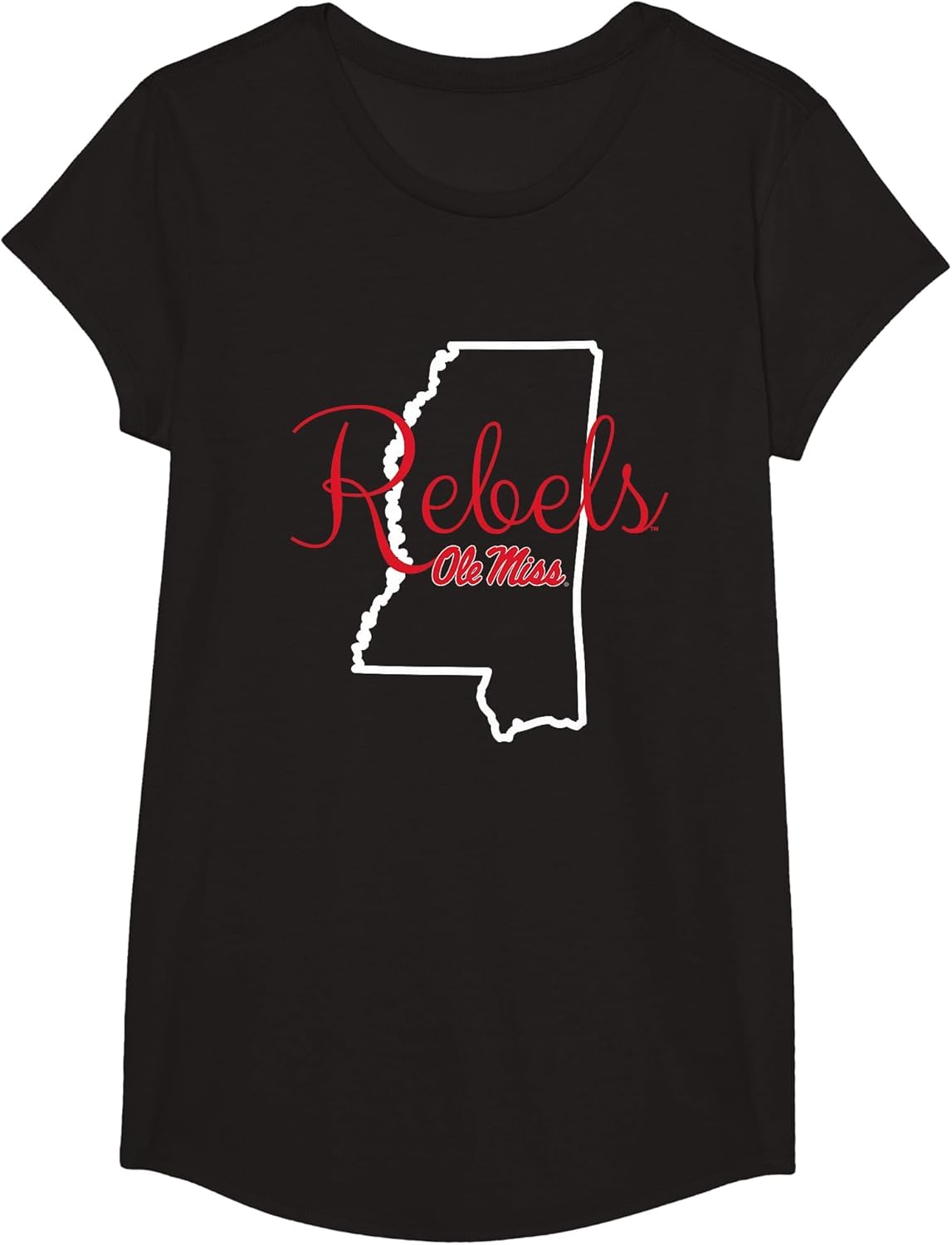 Mississippi Ole Miss Rebels State Logo Officially Licensed