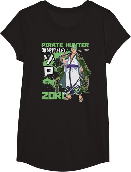 One Piece Anime Pirate Hunter Zoro Wano Costume Kanji