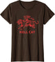Cowgirl Riding Tiger Hell cat Vintage