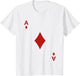 Ace of Diamond Blackjack Cards Poker 21 A Shirt