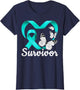 Sexual Assault Survivors Teal Heart