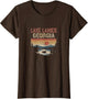Retro Lake Lanier Georgia Art Design