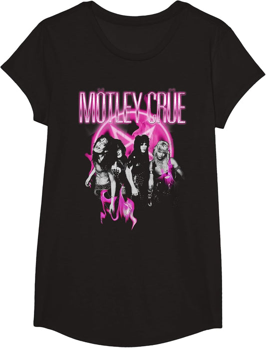 Mötley Crüe Shout Neon Pink
