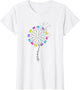 Phlebotomist Nurse Dandelion Butterflies Needle Rainbow