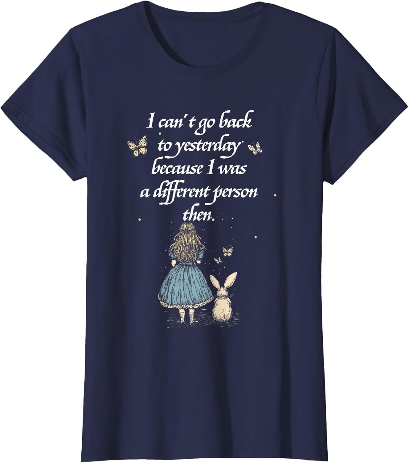 Alice in Wonderland Quote - Whimsical Fantasy World Novel