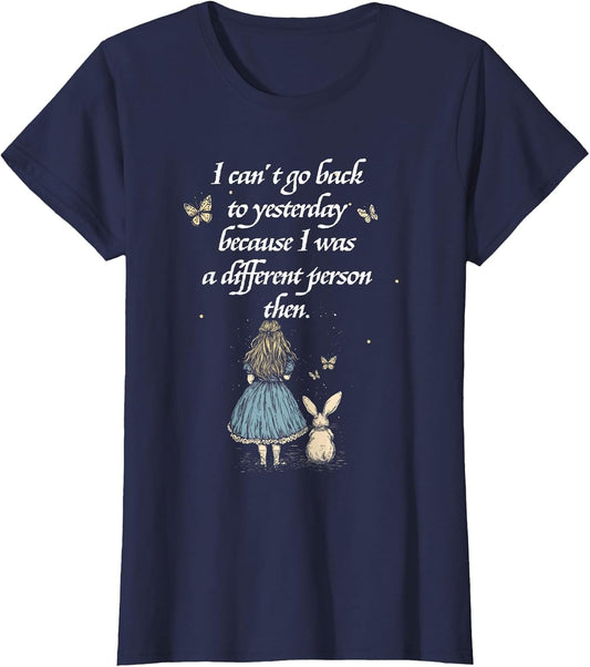 Alice in Wonderland Quote - Whimsical Fantasy World Novel