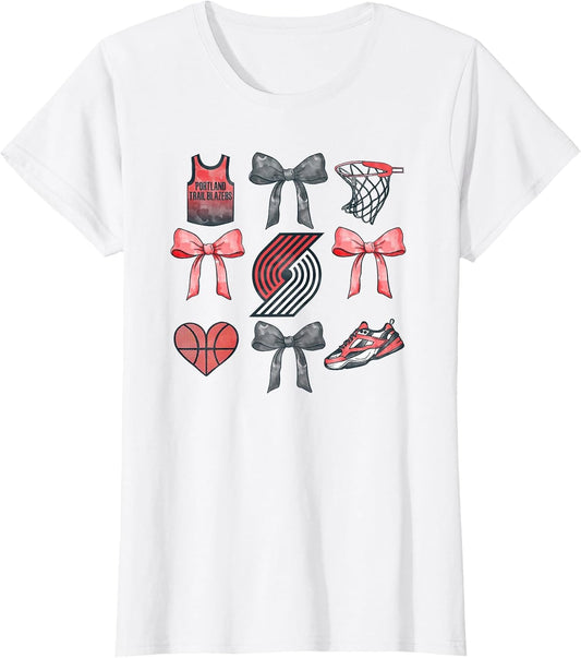NBA Portland Trail Blazers Bow Grid