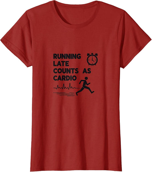 Running Late Counts As Cardio Funny Workout