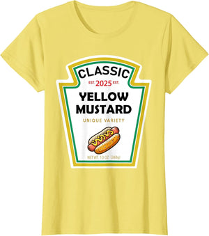 Yellow Mustard DIY Halloween Costume Matching Groupe Mustard
