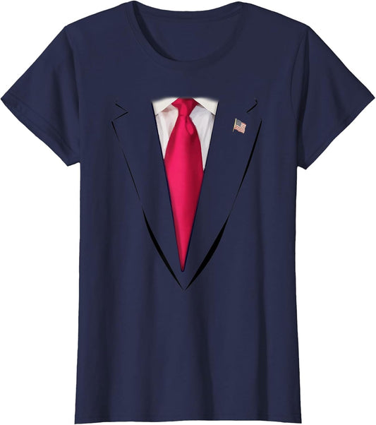 USA President Trump Suit Easy Halloween Costume