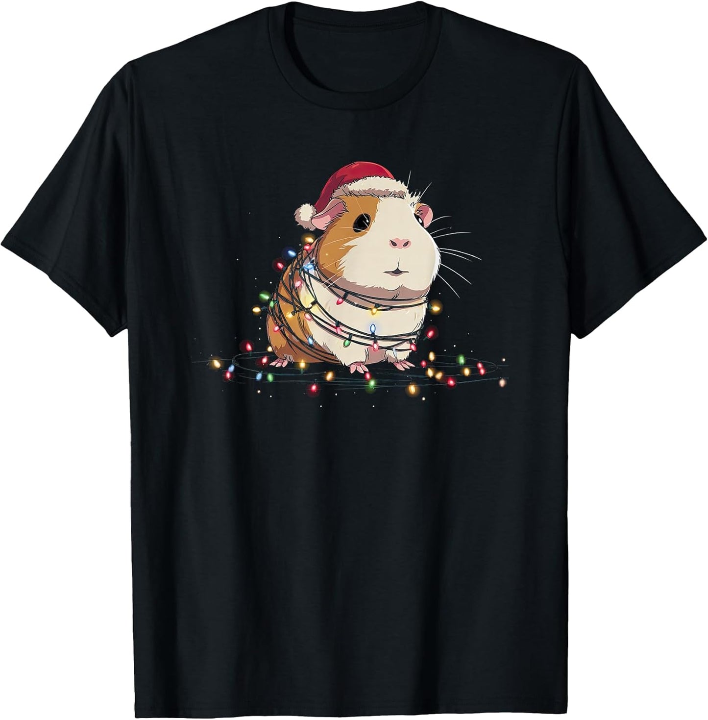 Funny Guinea Pig Christmas Graphics Animal Lights Lover