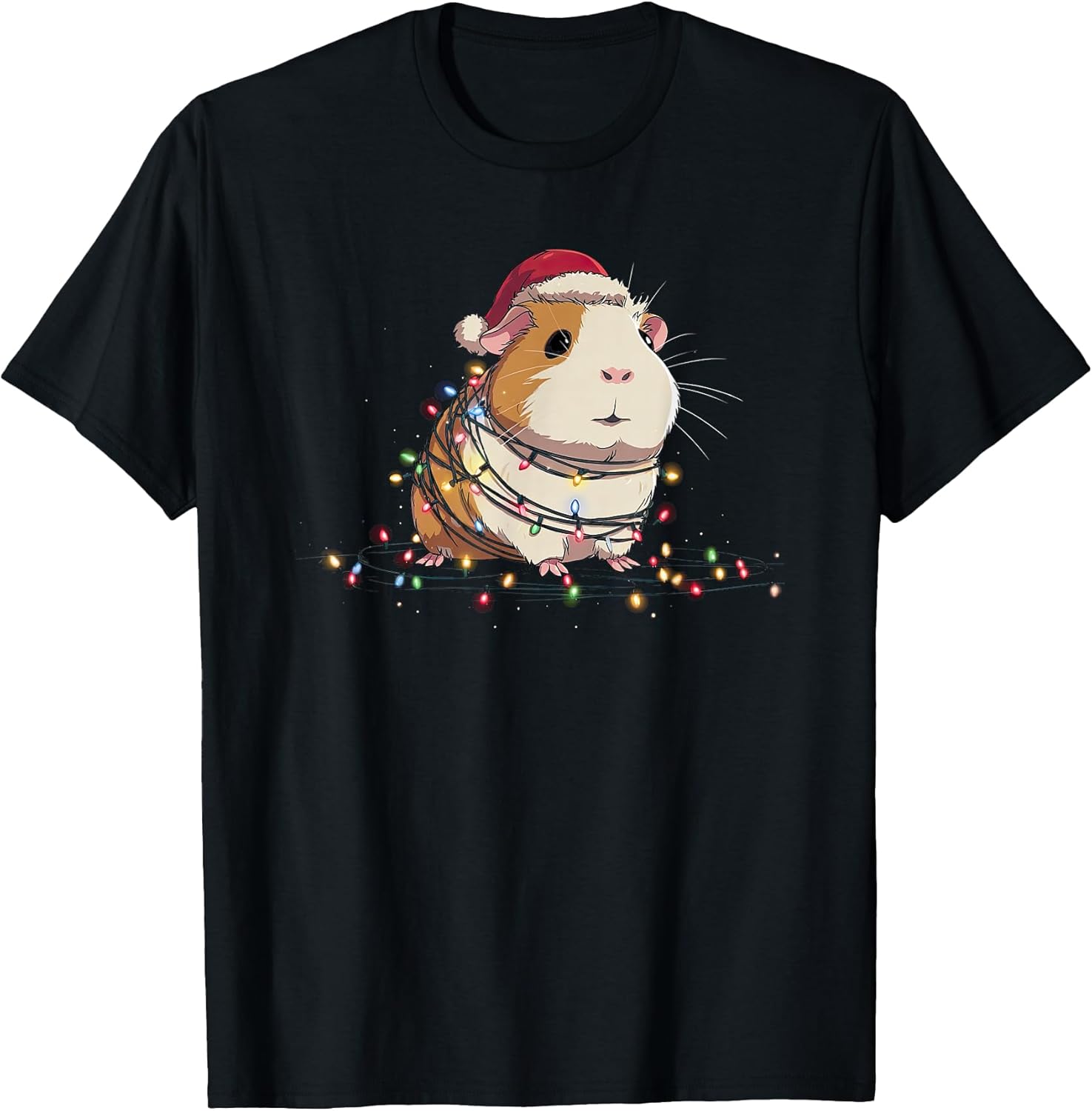 Funny Guinea Pig Christmas Graphics Animal Lights Lover