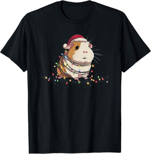 Funny Guinea Pig Christmas Graphics Animal Lights Lover