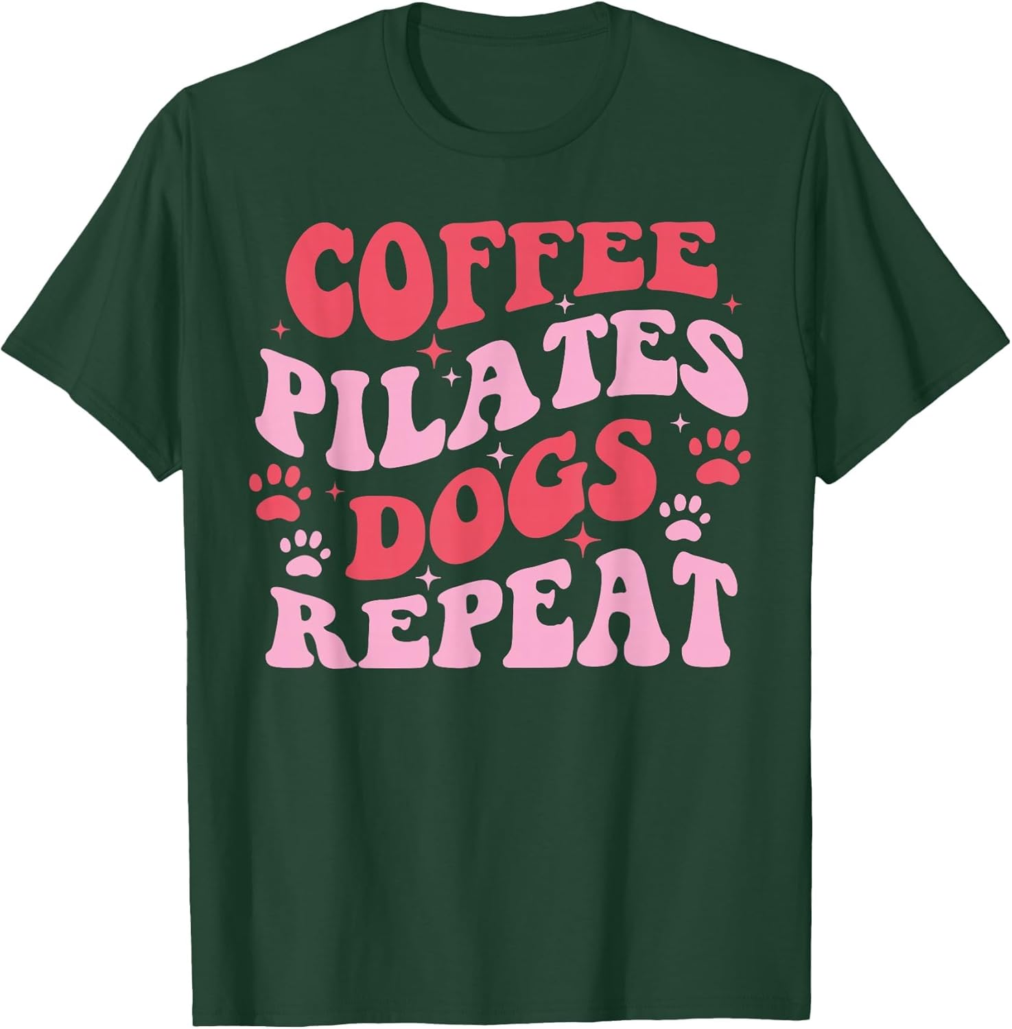 Coffee Pilates Dogs Repeat - Pilates Fitness Workout