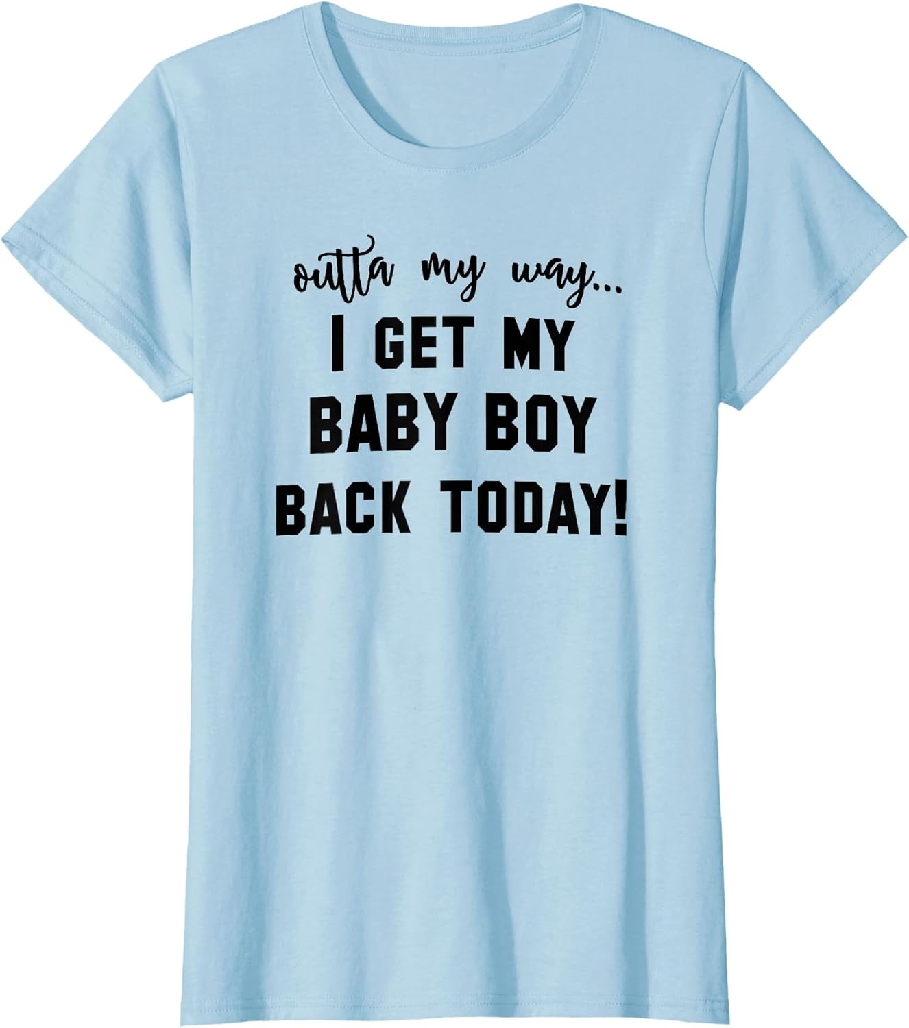 Outta My Way I get My Baby boy Back Today Deployment