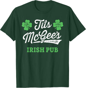 Tits McGee's Irish Pub St. Patrick's Day Funny