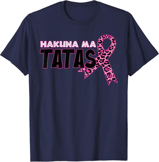 Hakuna Ma Tatas Breast Cancer Awareness Leopard Pink Ribbon