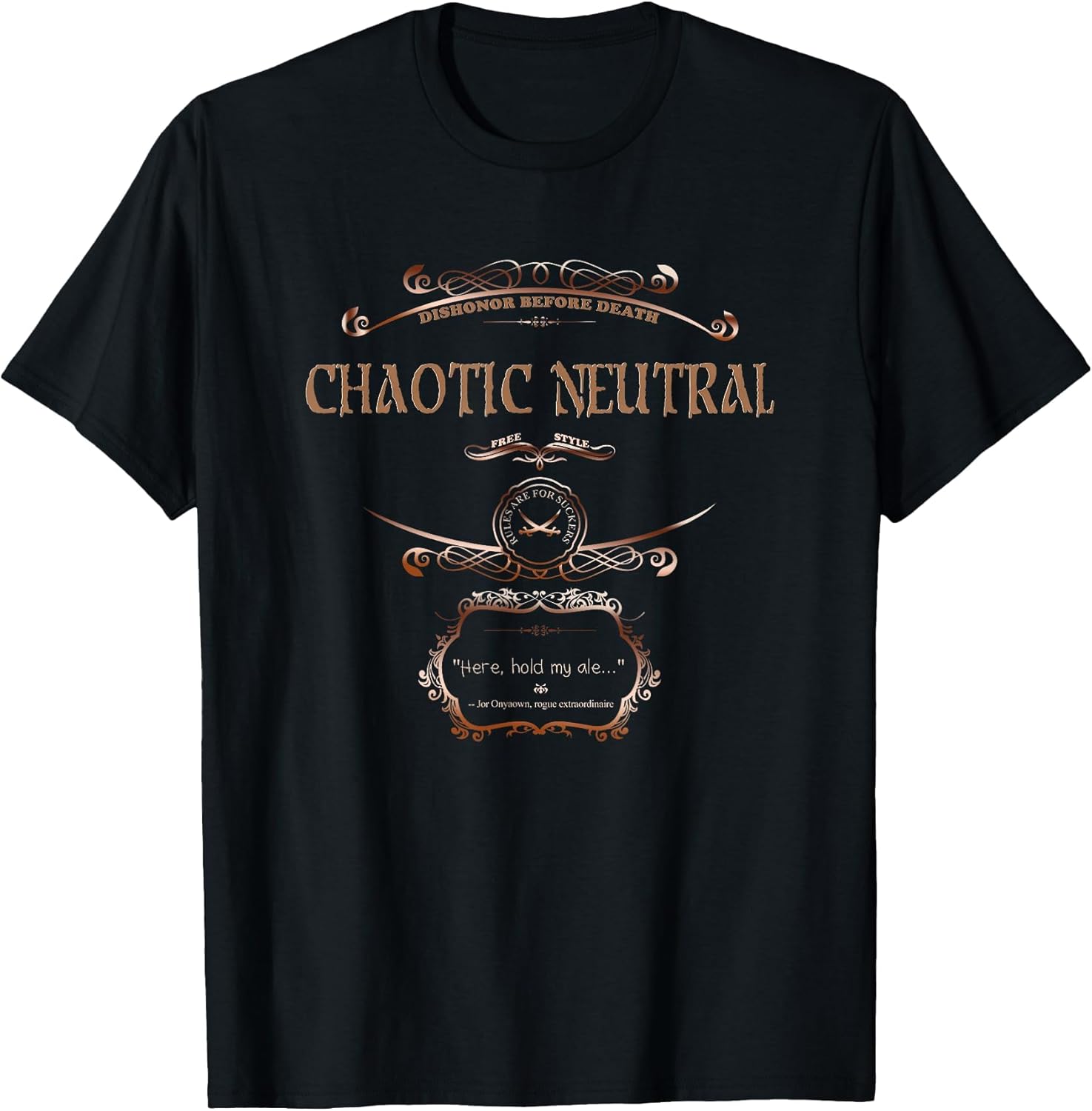 Chaotic Neutral Alignment Gamer Geek RPG