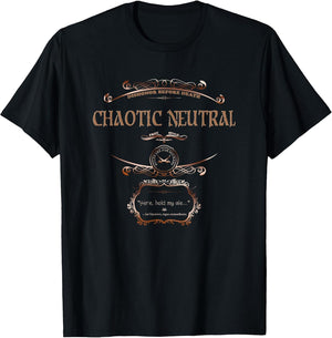 Chaotic Neutral Alignment Gamer Geek RPG