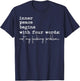 Inner Peace Begins with Four Words