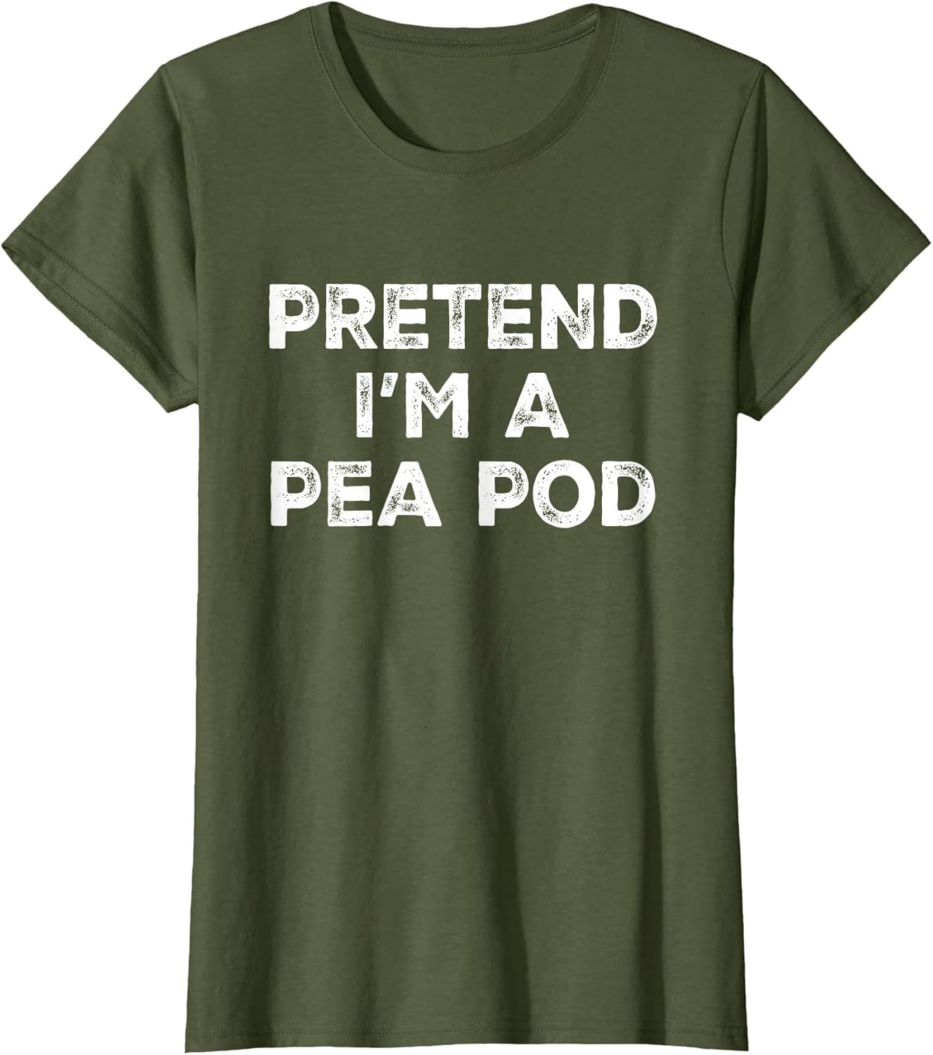 Pretend I'm A Pea Pod Lazy Halloween Costume
