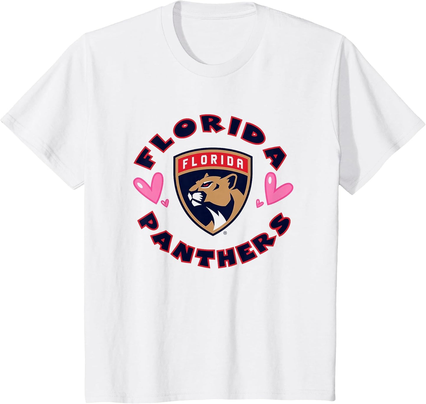 Florida Panthers Valentine Hearts NHL Officially Licensed