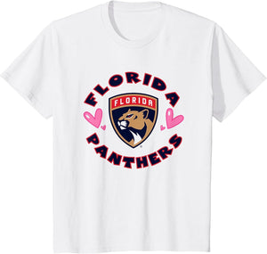 Florida Panthers Valentine Hearts NHL Officially Licensed