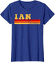 IAN Name Personalized Idea Men Retro Vintage IAN