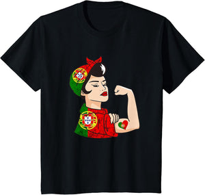 Portugal Strong Woman Portuguese Roots Portuguese Flag