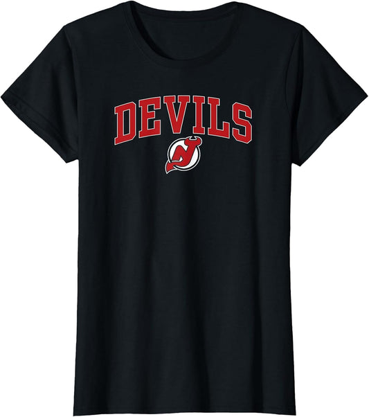 New Jersey Devils Arch Over Black NHL Officially Licensed