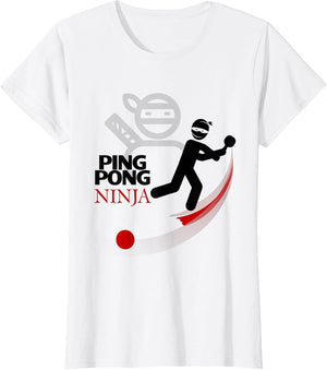 Ping Pong Ninja Cool Funny Table Tennis Player Gift