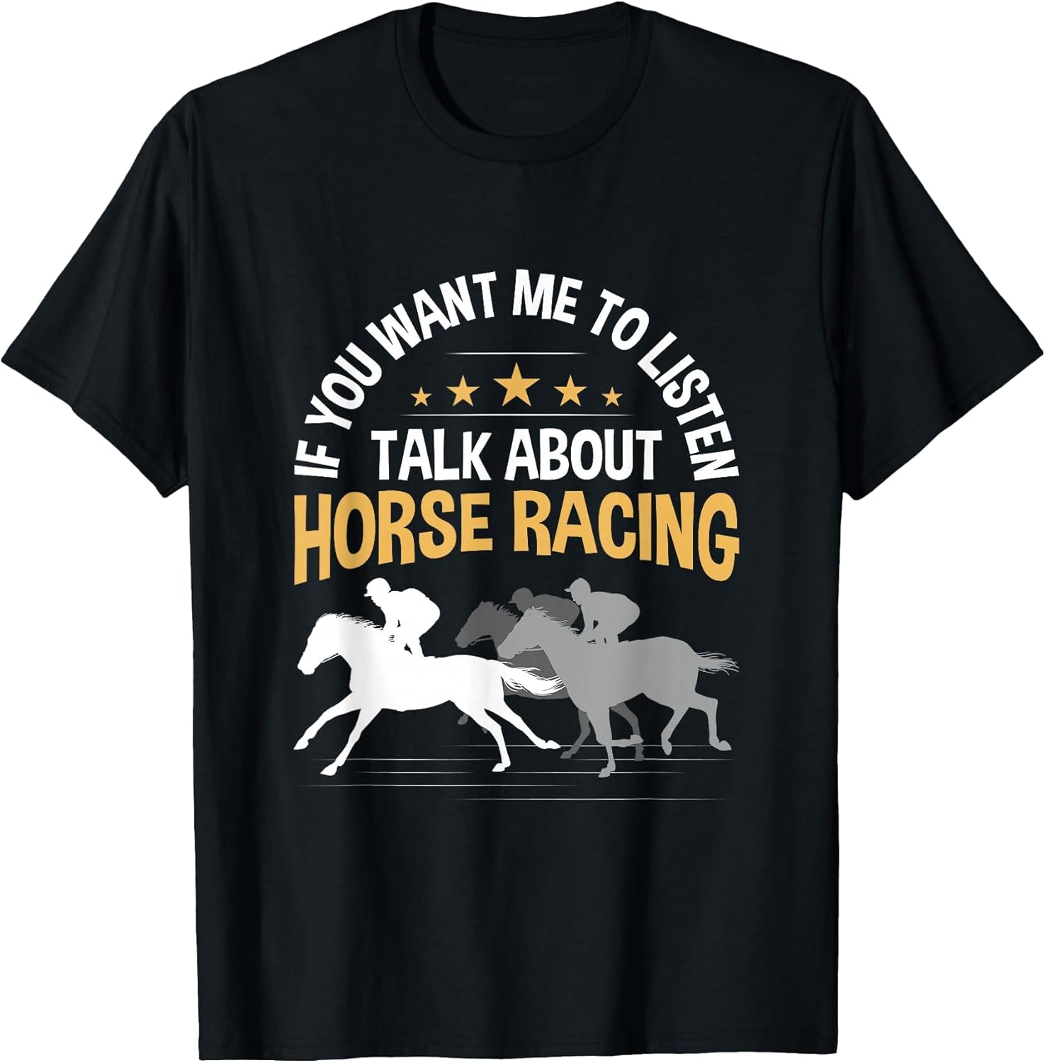 Funny Horse Racing Men Women