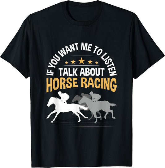 Funny Horse Racing Men Women
