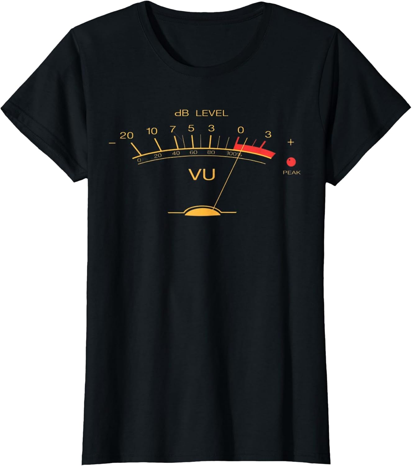 Audio Engineer Retro VU Meter Hi-Fi Vintage Stereo Music