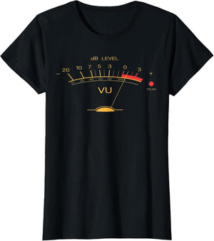 Audio Engineer Retro VU Meter Hi-Fi Vintage Stereo Music