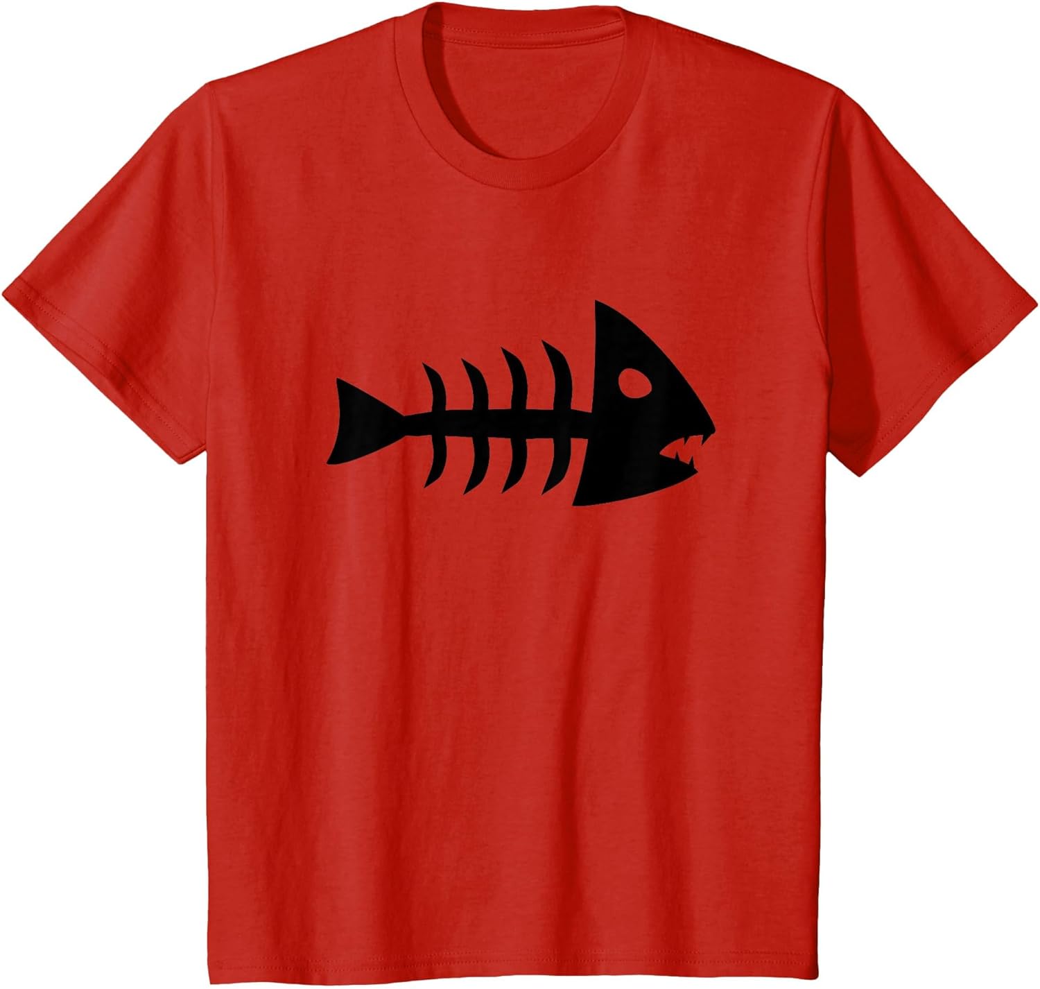 Cool Black Piranha Fish Skeleton