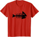 Cool Black Piranha Fish Skeleton
