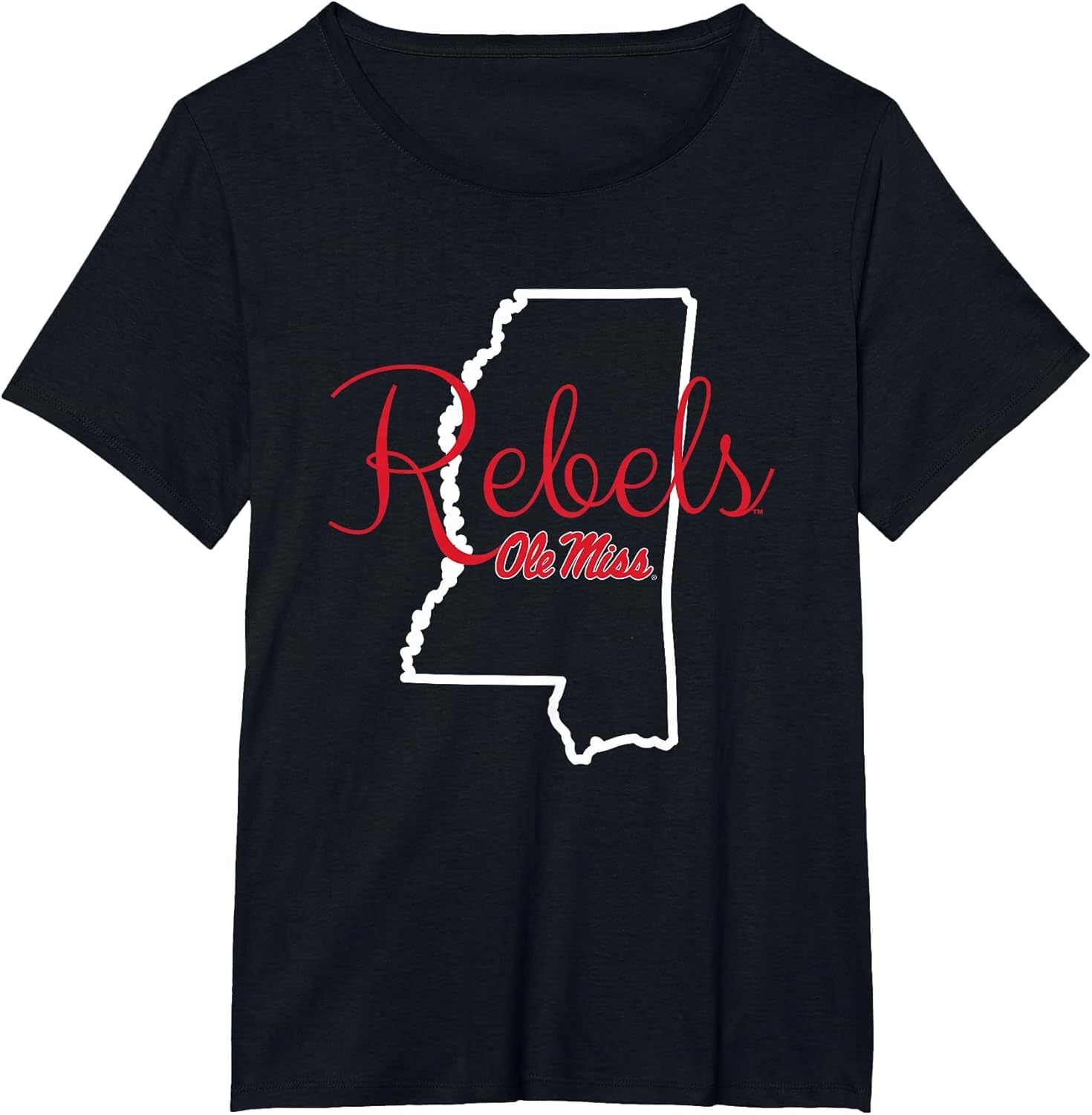 Mississippi Ole Miss Rebels State Logo Officially Licensed
