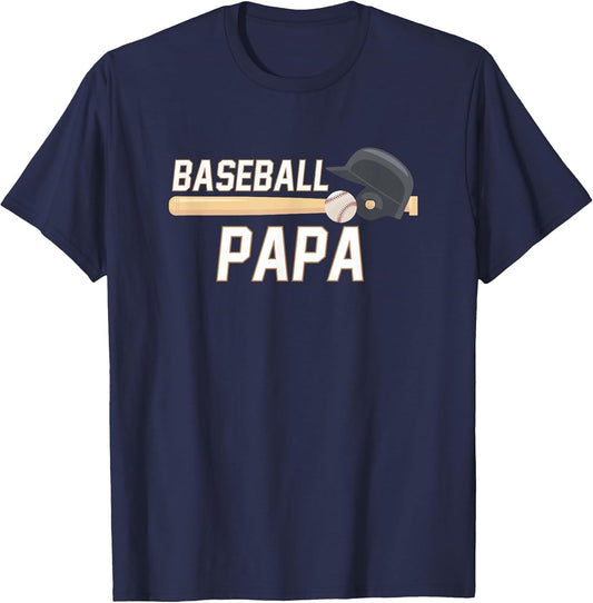 Baseball Papa Fathers Day Baseball Grandpa