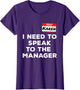 Funny Karen I Need to Speak to The Manager Meme Costume