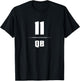 Quarterback Number 11 Football Training Camp