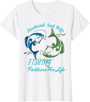 Husband and Wife Fishing Partners for Lifes Fishmen