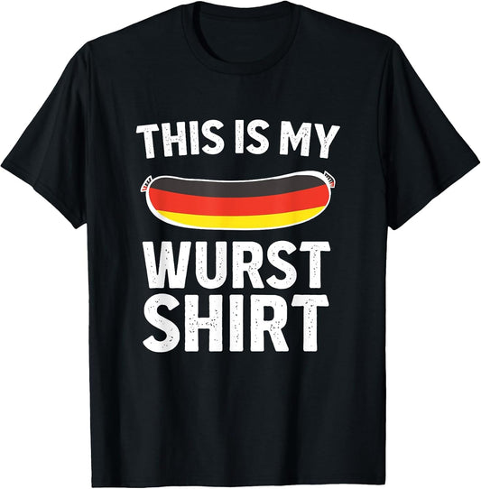 This is My Sausage Shirt Germany Flag Oktoberfest Costume